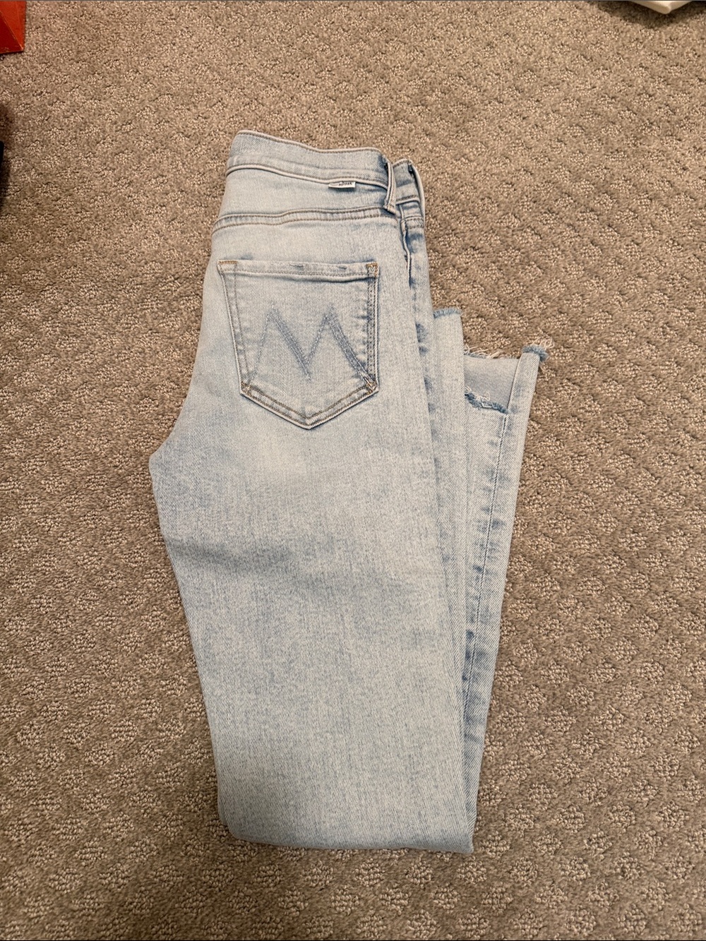 MOTHER Light Blue Skinny Jeans